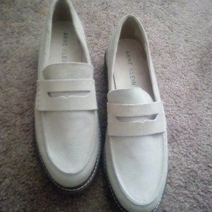 Anne Klein loafers suede